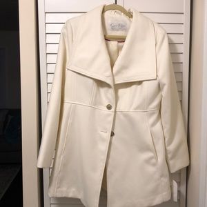Jessica Simpson cream pea coat
